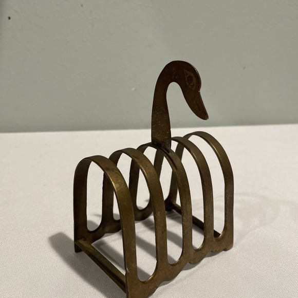 Other - Vintage Brass Duck Mail Letter Holder Desk File Organizer Arch Design